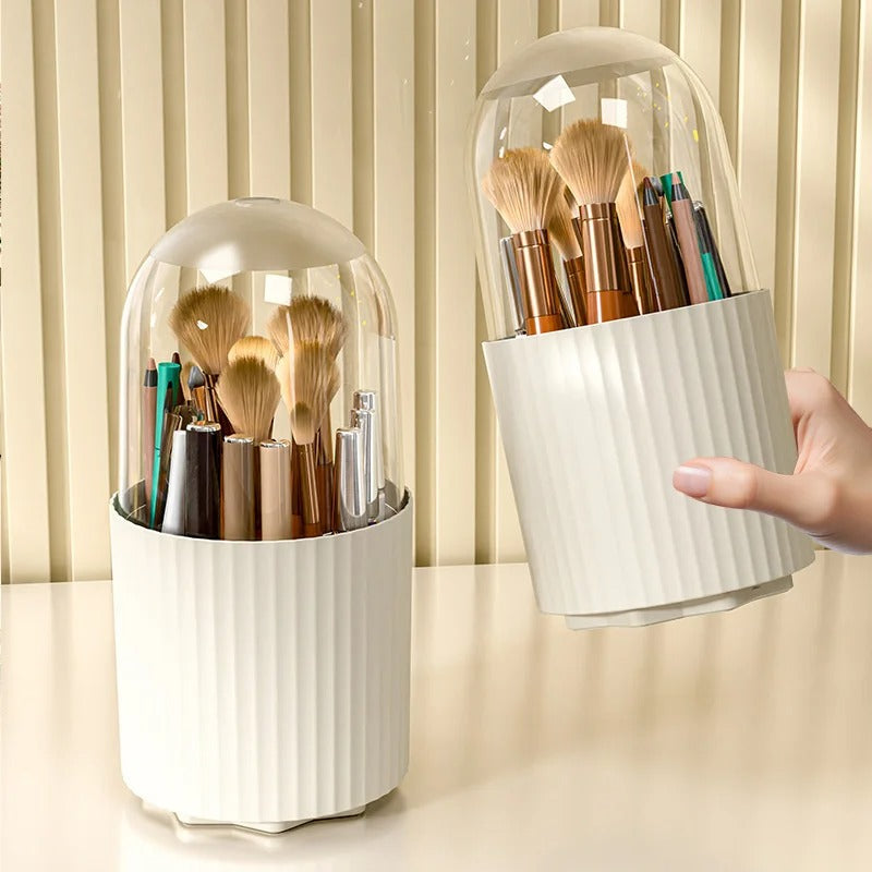 360° Rotating Makeup Brush Storage Box